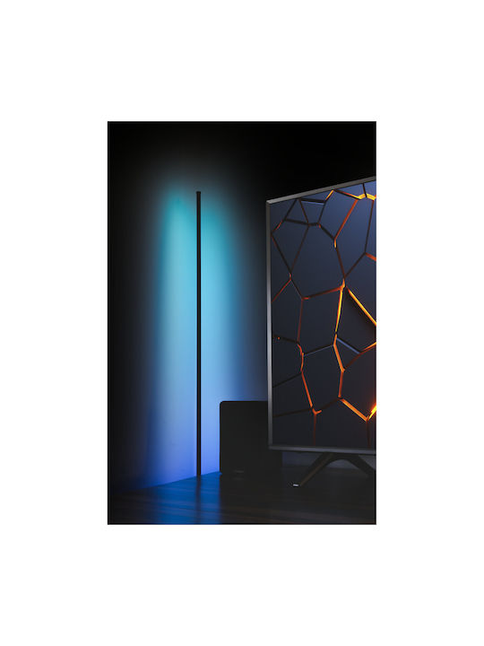 Ibiza Sound LED Stehleuchte H150cm. mit RGB Licht Weiß