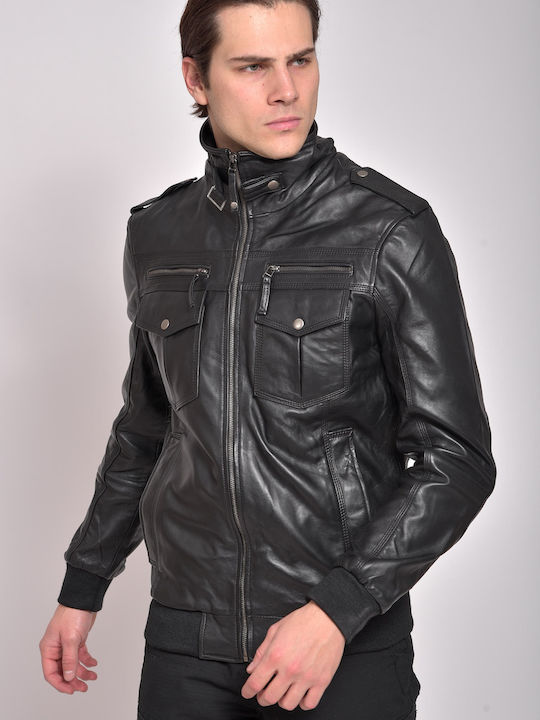 Tom-Cat Lederjacke Jacke Biker Schwarz