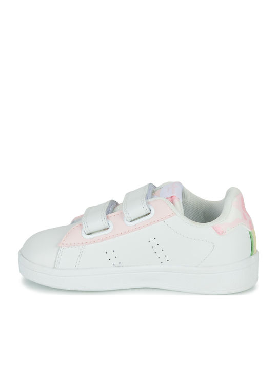 Player Παιδικά Sneakers με Σκρατς Λευκά
