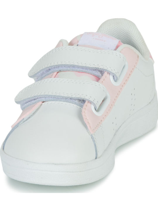 Player Παιδικά Sneakers με Σκρατς Λευκά