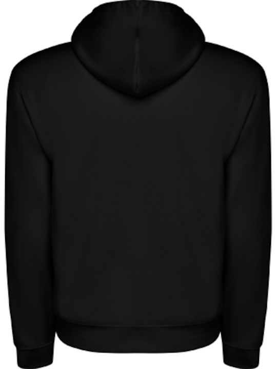 Primowear York Herren Sweatshirt mit Kapuze und Taschen Schwarz