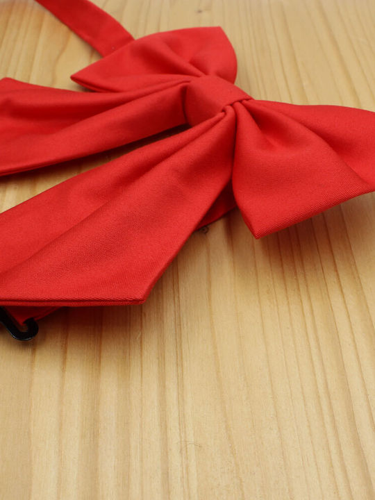 JFashion Handgefertigtes Stoff-Papillon Rot