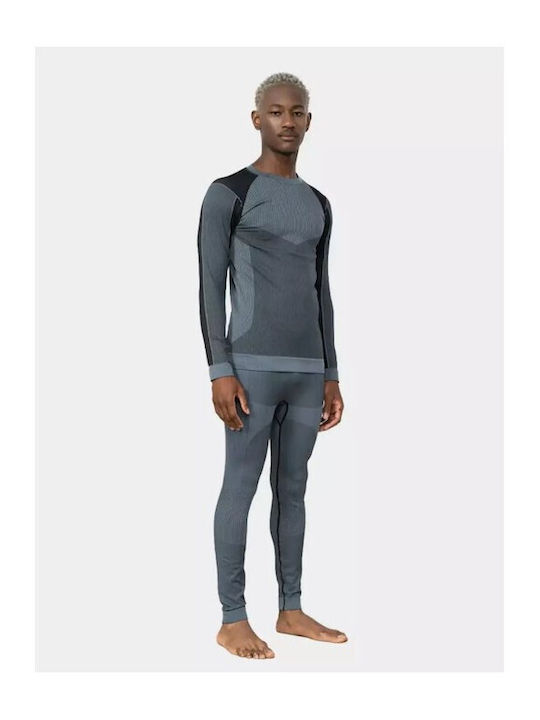 Outhorn Bluza termică pentru bărbați cu mâneci lungi Gri