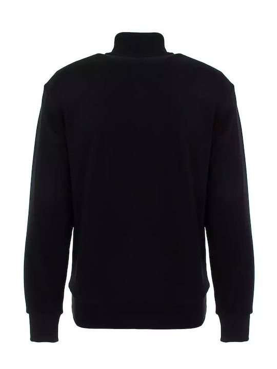 Moschino Men's Sweatshirt Jacket with Hood and Pockets Black