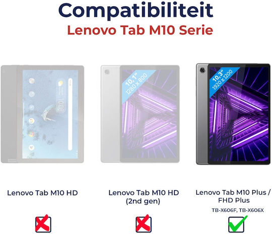 Rosso Gehärtetes Glas (Lenovo Tab M10 Plus)