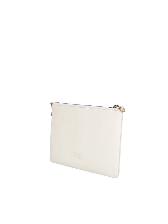Pinko Women's Leather Envelope Bag White
