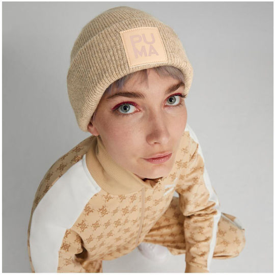 Archive Beanie Γυναικείος Σκούφος Πλεκτός σε Μπεζ χρώμα