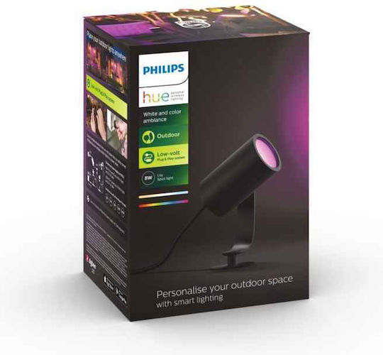 Philips Triple LED RGBW Ceiling & Wall Spot in Black Color
