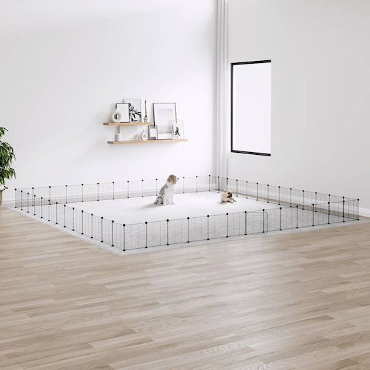 vidaXL Nagetierkäfig Nagetierkäfig mit 52 Paneelen & Tür 35x35x