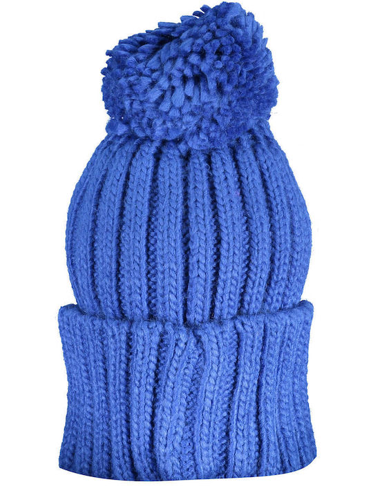 Squola Nautica Italiana Beanie Beanie Knitted in Blue color