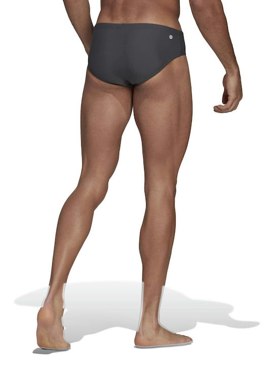 Performance Solid Men's Swimwear Slip Gray