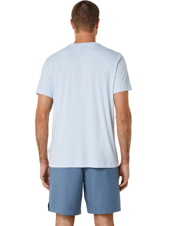 ASICS Men's Athletic T-shirt Short Sleeve Light Blue