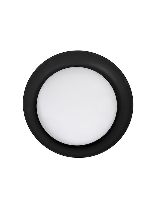 GloboStar Anatolia Lumină Suspendată Neagră LED cu Lumină Bianco Reglabilă 66.5x66.2x12.5cm