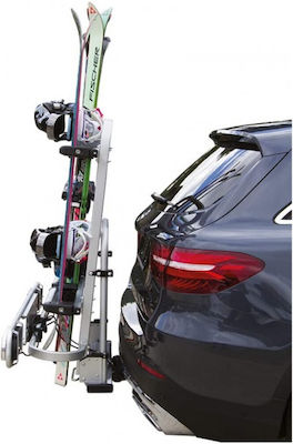 Fabbri Exclusive Ski & Board Car Ski Mounts Suitable for 6 Ski Pairs or 4 Snowboards