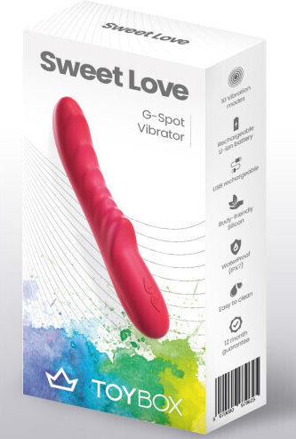 ToyBox Sweet Love Mini Δονητής G-Spot Red
