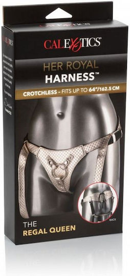 Calexotics Her Royal Harness Crotchless Regal Queen Harness σε Χρυσό Χρώμα