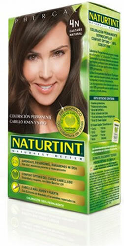 Naturtint Permanenter Haarfärbemittel Χωρίς Αμμωνία 4N Καφέ Φυσικό 5x150ml