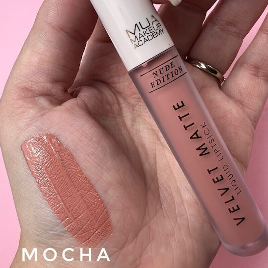 MUA Velvet Matte Nude Edition Long Lasting Liquid Lipstick Matte Mocha