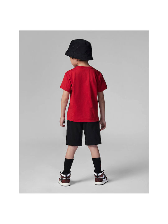 Jordan Kids Set with Shorts Summer 2pcs Red