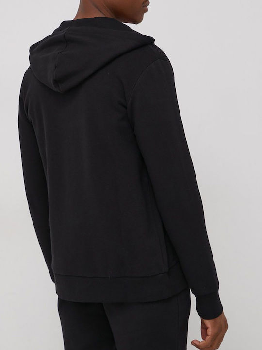 Projekt Produkt Men's Hooded Cardigan with Zipper Black