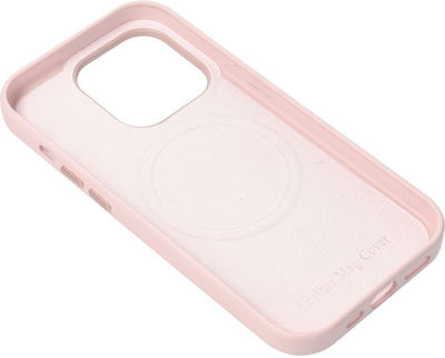 Forcell Leather Mag Umschlag Rückseite Synthetisches Leder Sand Pink (iPhone 12 Pro Max)