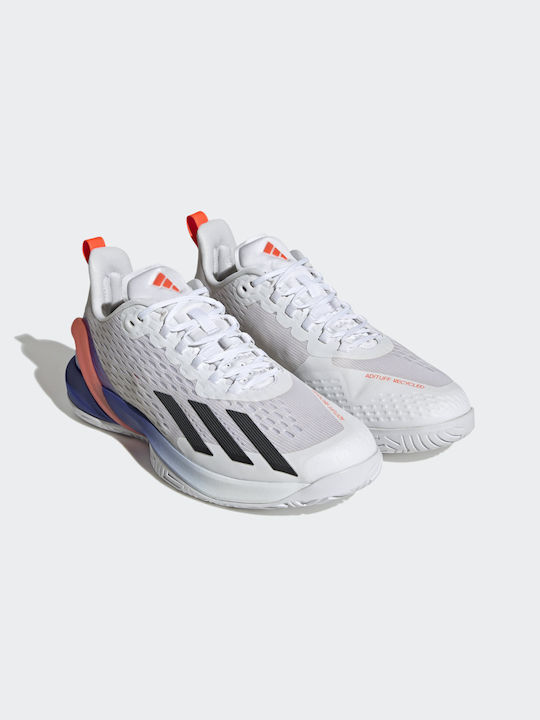 Adidas Adizero Cybersonic Ανδρικά Παπούτσια Τένις για Σκληρά Γήπεδα Cloud White / Core Black / Solar Red