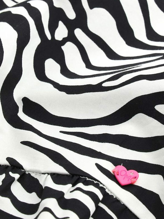 Παιδικό Φόρεμα Κοντομάνικο Animal Print Πολύχρωμο