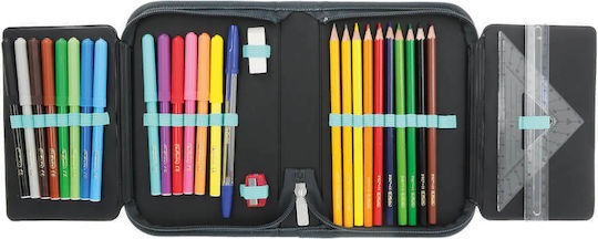 Herlitz CamouCross Penare Echipată Culoare Full Face Albastru