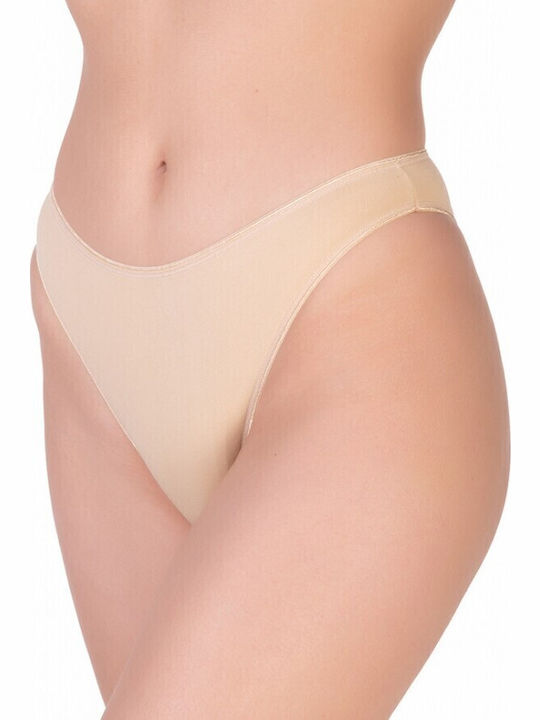 High-waisted Women's Brazil Beige