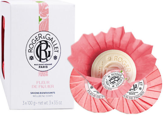 Roger & Gallet Fleur De Figuier Μπάρες Σαπουνιού 3x100gr