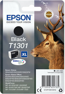 Epson T1301XL Μελάνι Εκτυπωτή InkJet Μαύρο (C13T13014012 C13T13014010)