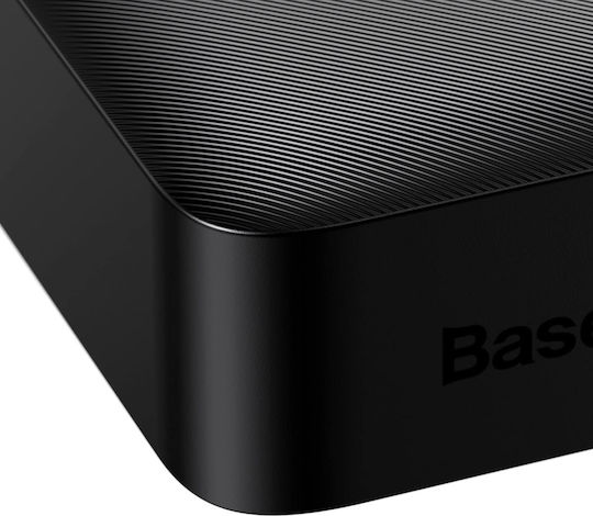 Baseus Bipow Overseas Edition Power Bank 20000mAh 20W με 2 Θύρες USB-A και Θύρα USB-C Μαύρο