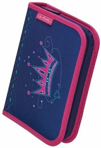 Herlitz Crown Pencil Case Full 31pcs Purple