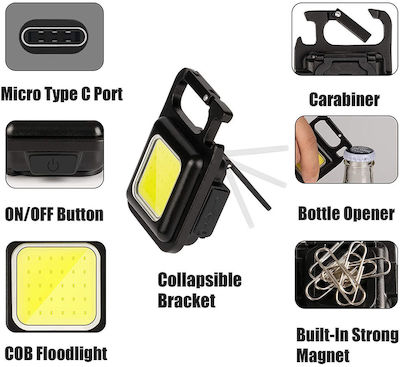 Rechargeable Keychain Flashlight LED