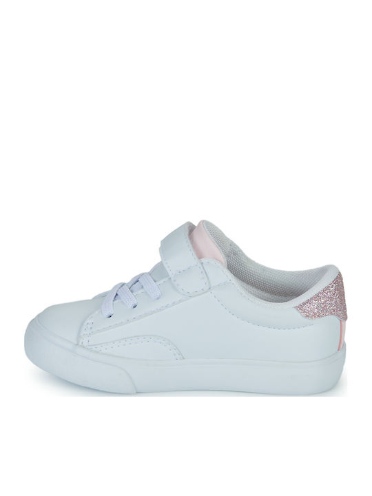 Theron V Ps Kids Sneakers with Scratch White