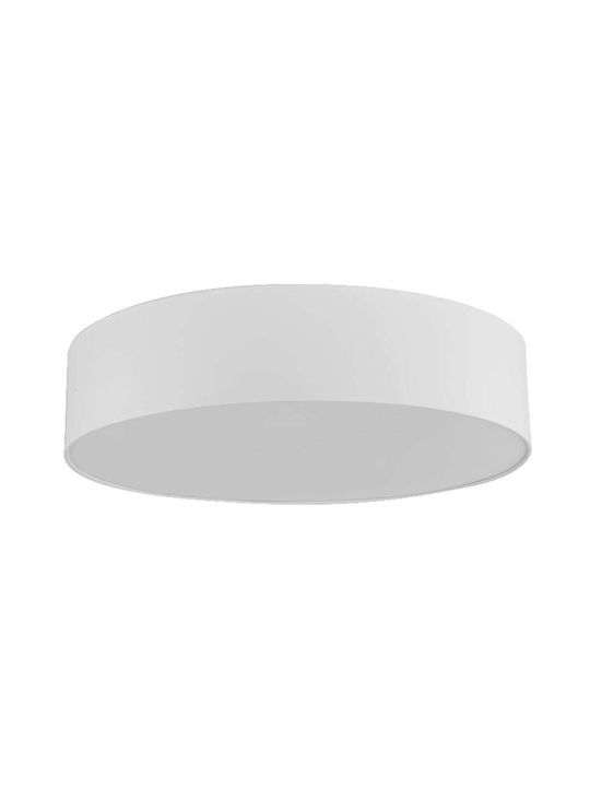 TK Lighting Rondo Modernă Metalică Plafonieră de tavan cu Dulie E27 60buc Alb