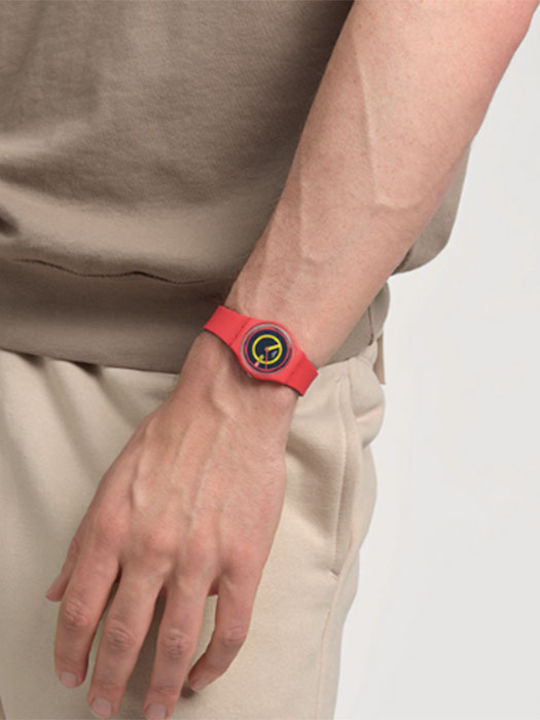 Swatch Концентричен Червен Swatch Концентричен Червен