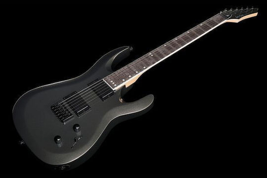 Harley Benton R-446 Σετ Ηλεκτρική Κιθάρα ST Style με HH Διάταξη Μαγνητών Graphite Metallic με Θήκη