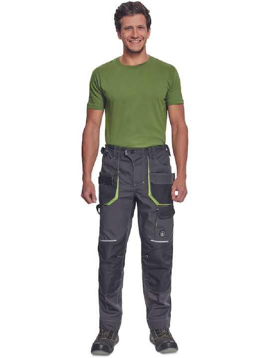 Cerva Greendale Reflectorizant Pantaloni de Lucru Gri