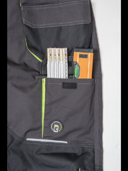 Cerva Greendale Reflectorizant Pantaloni de Lucru Gri