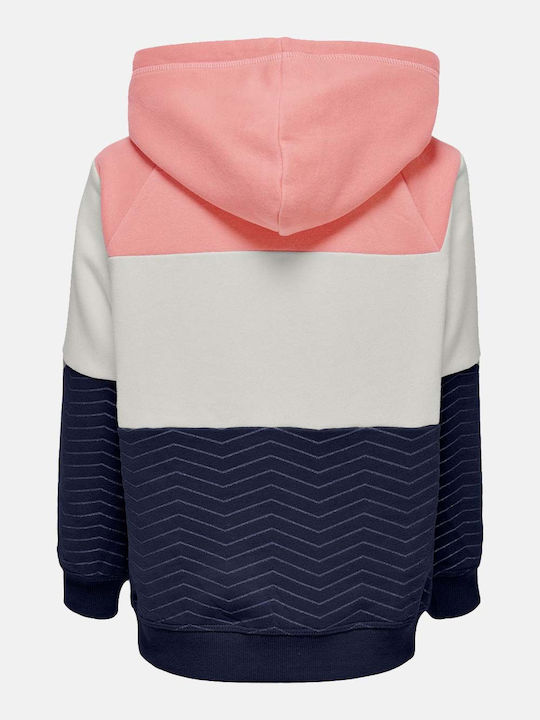 Kids Only Kids Sweatshirt with Hood Multicolour Kogmadison