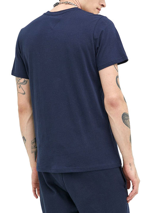 Tommy Hilfiger Ανδρικό T-shirt Navy Μπλε με Λογότυπο