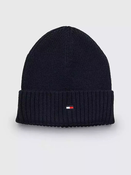 Tommy Hilfiger Unisex Σετ με Σκούφο Πλεκτό σε Navy Μπλε χρώμα