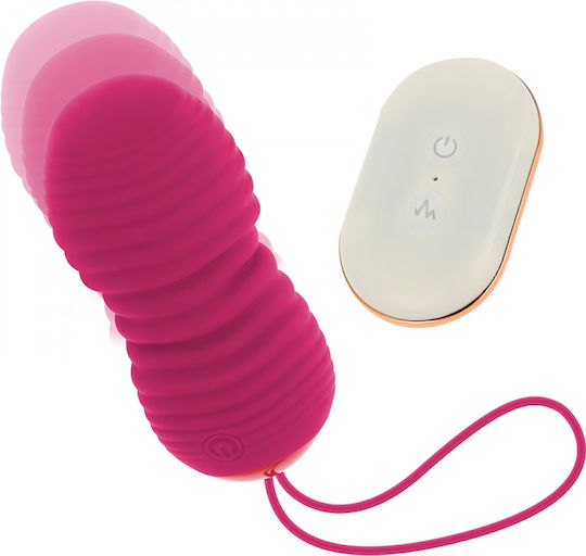 Dream Love Ohmama Up & Down Function Egg Mini Δονητής Egg με Απομακρυσμένο Έλεγχο 8cm Pink
