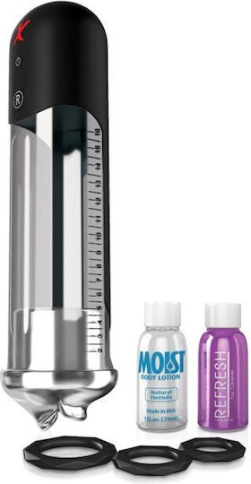 Pipedream PDX Elite Blowjob Penis-Pump mit Vibration Silber