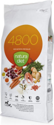 Dingonatura Natura Diet Adult 4800 Energy 12kg Dry Food for Adult Dogs with Chicken and Rice