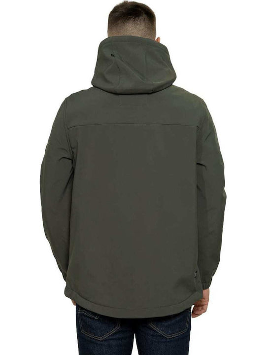 Geci Bărbați Iarna Waterproof și Cu Protecție Împotriva Vântului Verde