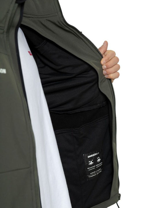 Geci Bărbați Iarna Waterproof și Cu Protecție Împotriva Vântului Verde