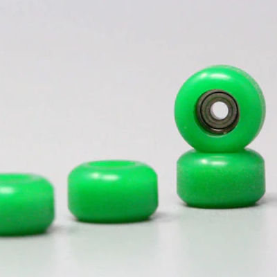 Skull CNC Fingerboard Wheels Fresh Green