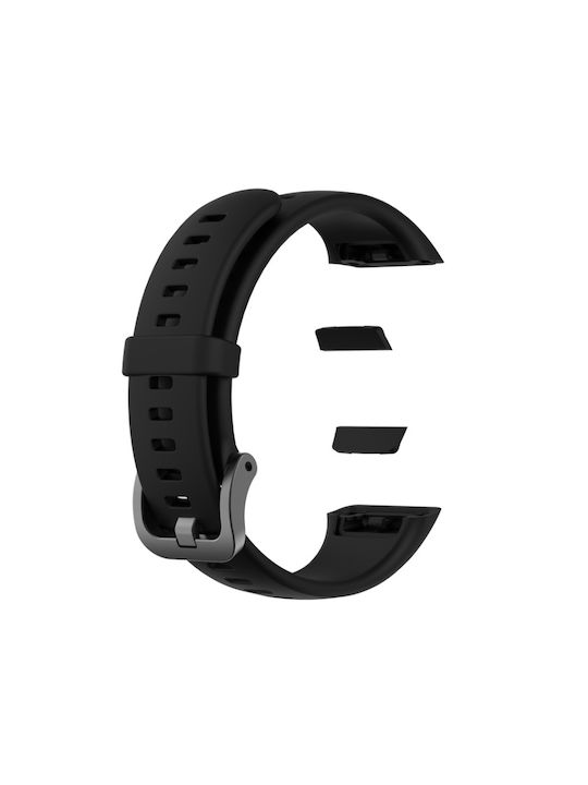 Λουράκι Σιλικόνης Μαύρο (Huawei Band 6)